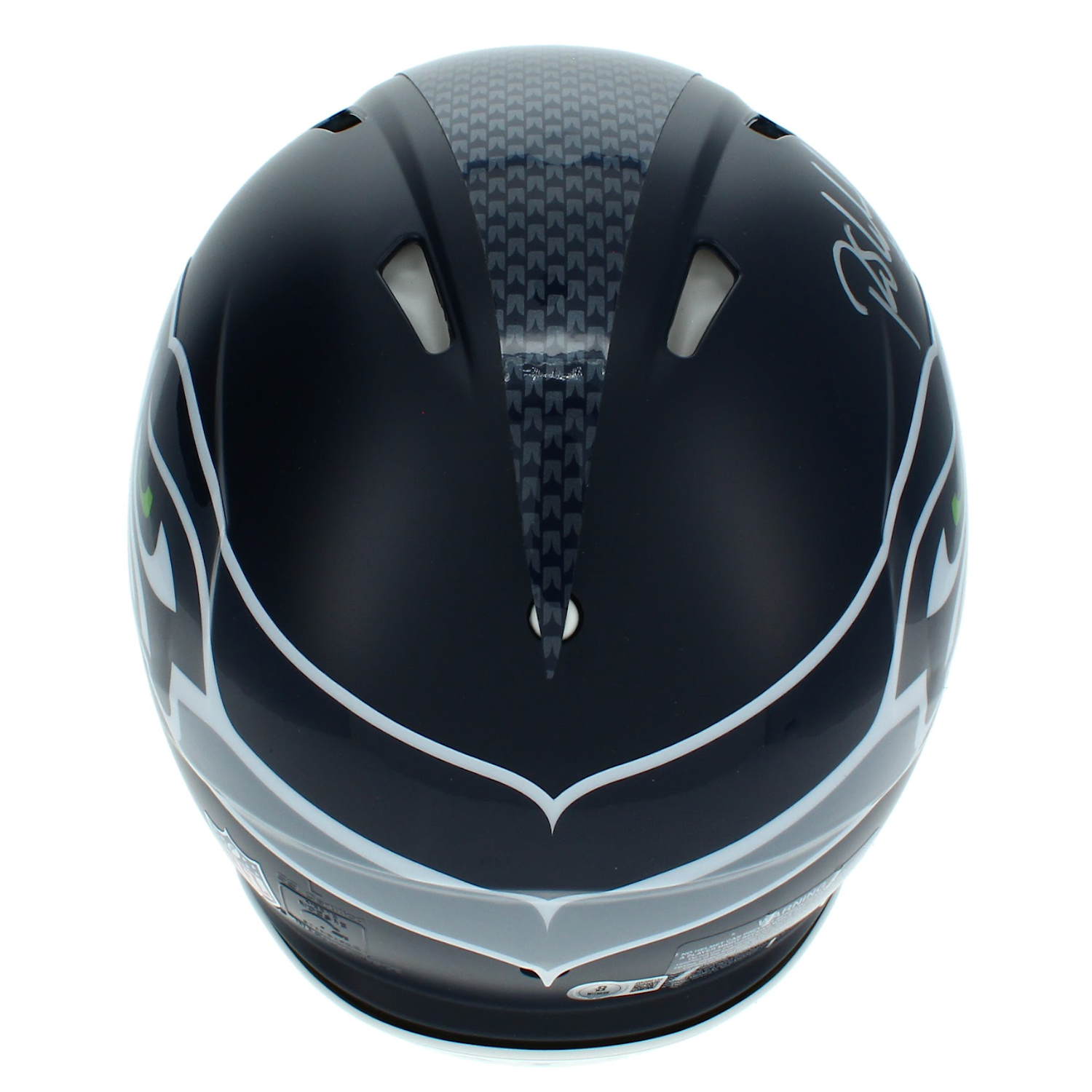 Rashid Shaheed Autographed Seattle Seahawks Authentic Speed Helmet Beckett