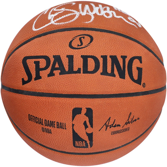CHRIS WEBBER Autographed "HOF 21" Sacramento Kings Authentic Spalding Basketball FANATICS