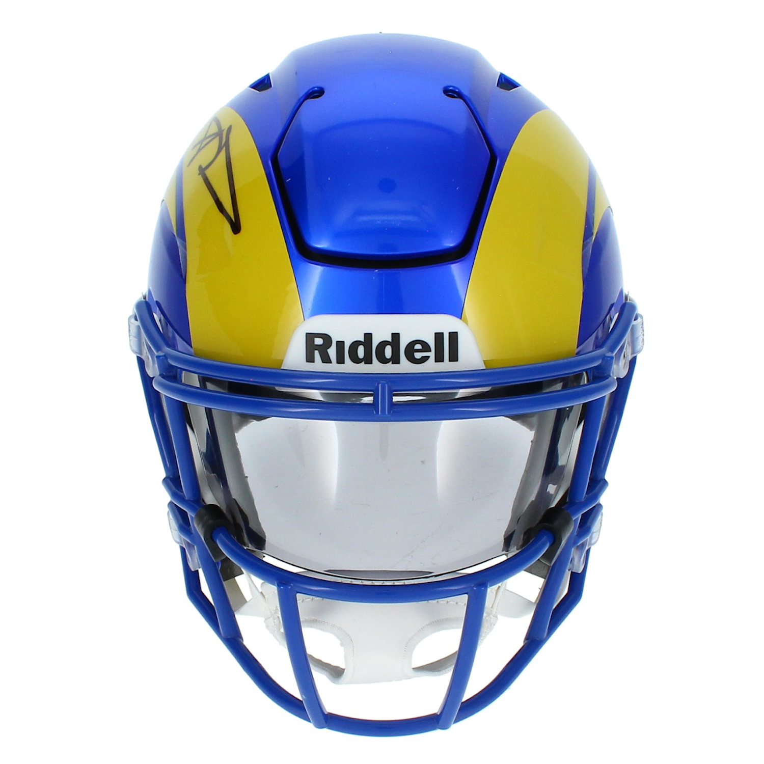 Aaron Donald Autographed Rams Mid-Size Speedflex MIDI Helmet Beckett