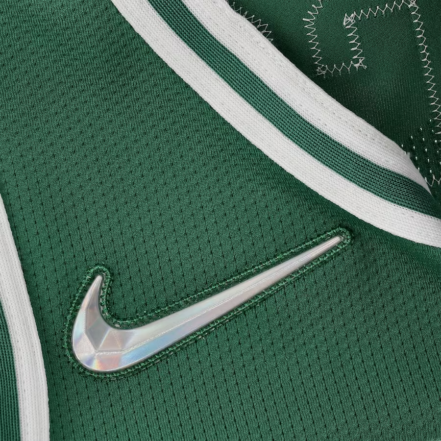 Jayson Tatum Autographed Boston Celtics Authentic Green Nike Jersey size 48 Fanatics