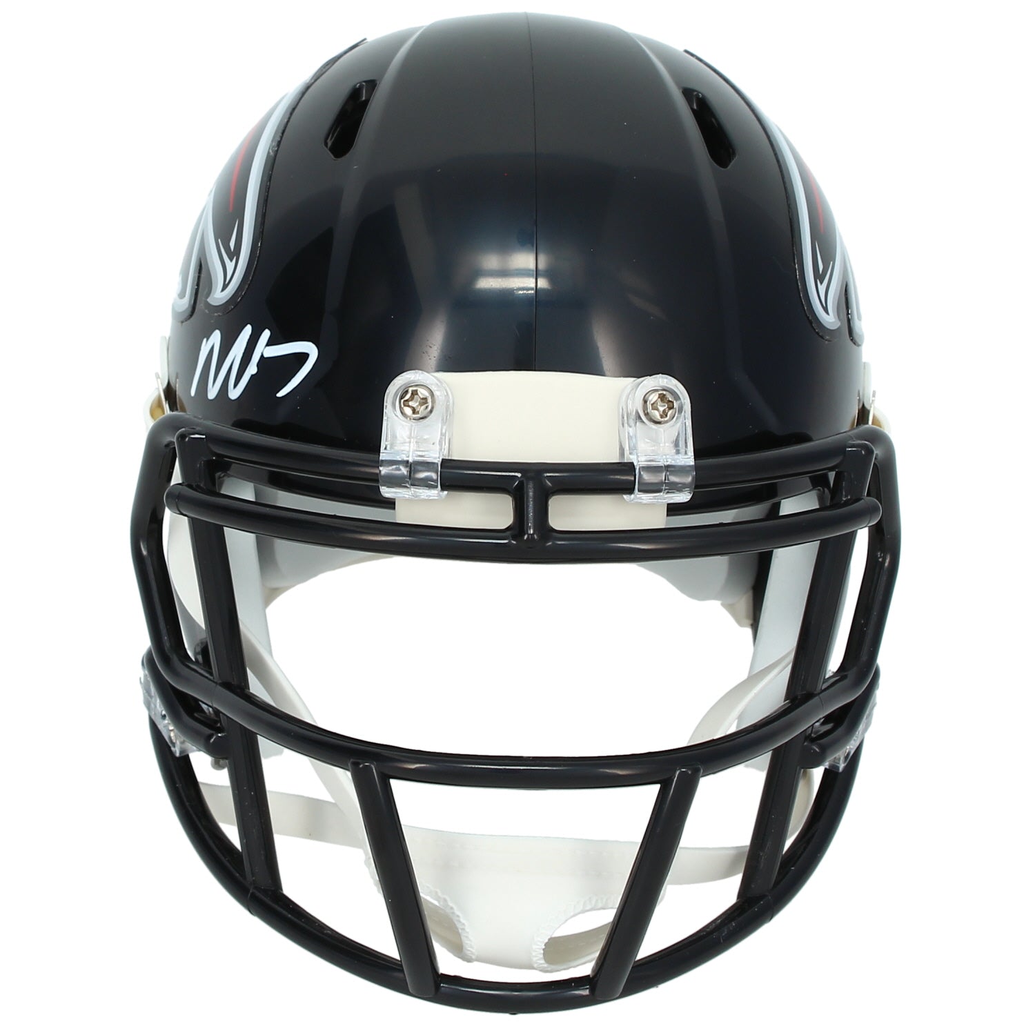 Michael Vick Autographed Atlana Falcons 2003-19 Throwback Speed Mini Helmet Beckett