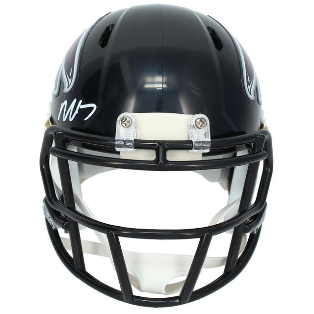 Michael Vick Autographed Atlana Falcons 2003-19 Throwback Speed Mini Helmet Beckett