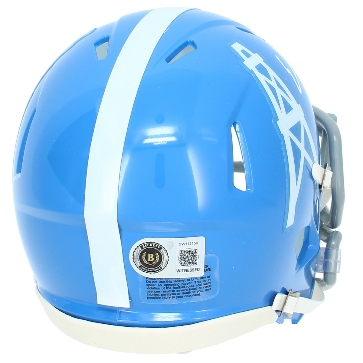 Earl Campbell Autographed/Inscribed "HOF '91" Houston Oilers 1960-62 Throwback Speed Mini Helmet Beckett