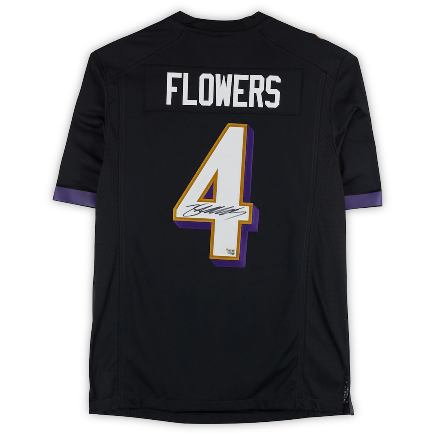 Zay Flowers Autographed Baltimore Ravens Black Nike Limited Jersey Fanatics