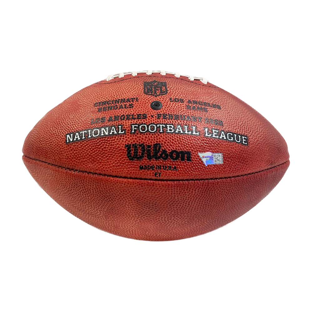 MATTHEW STAFFORD Autographed Rams Super Bowl LVI Official Football FANATICS