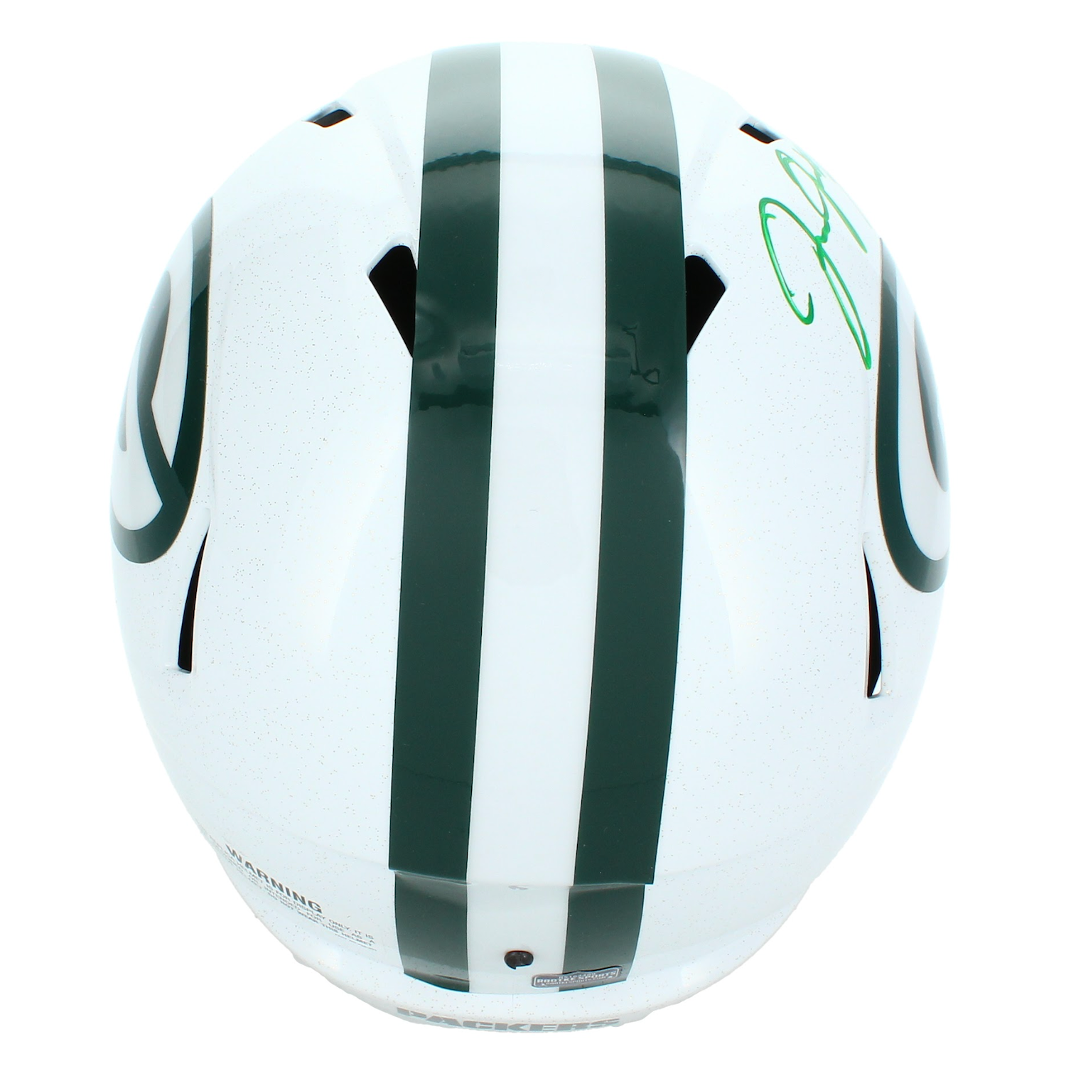 Josh Jacobs Autographed Green Bay Packers Full Size White Helmet Radtke