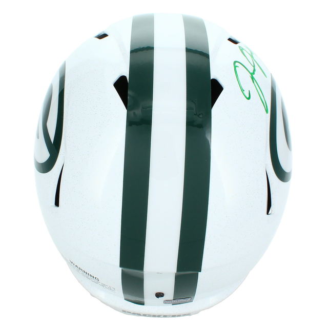 Josh Jacobs Autographed Green Bay Packers Full Size White Helmet Radtke