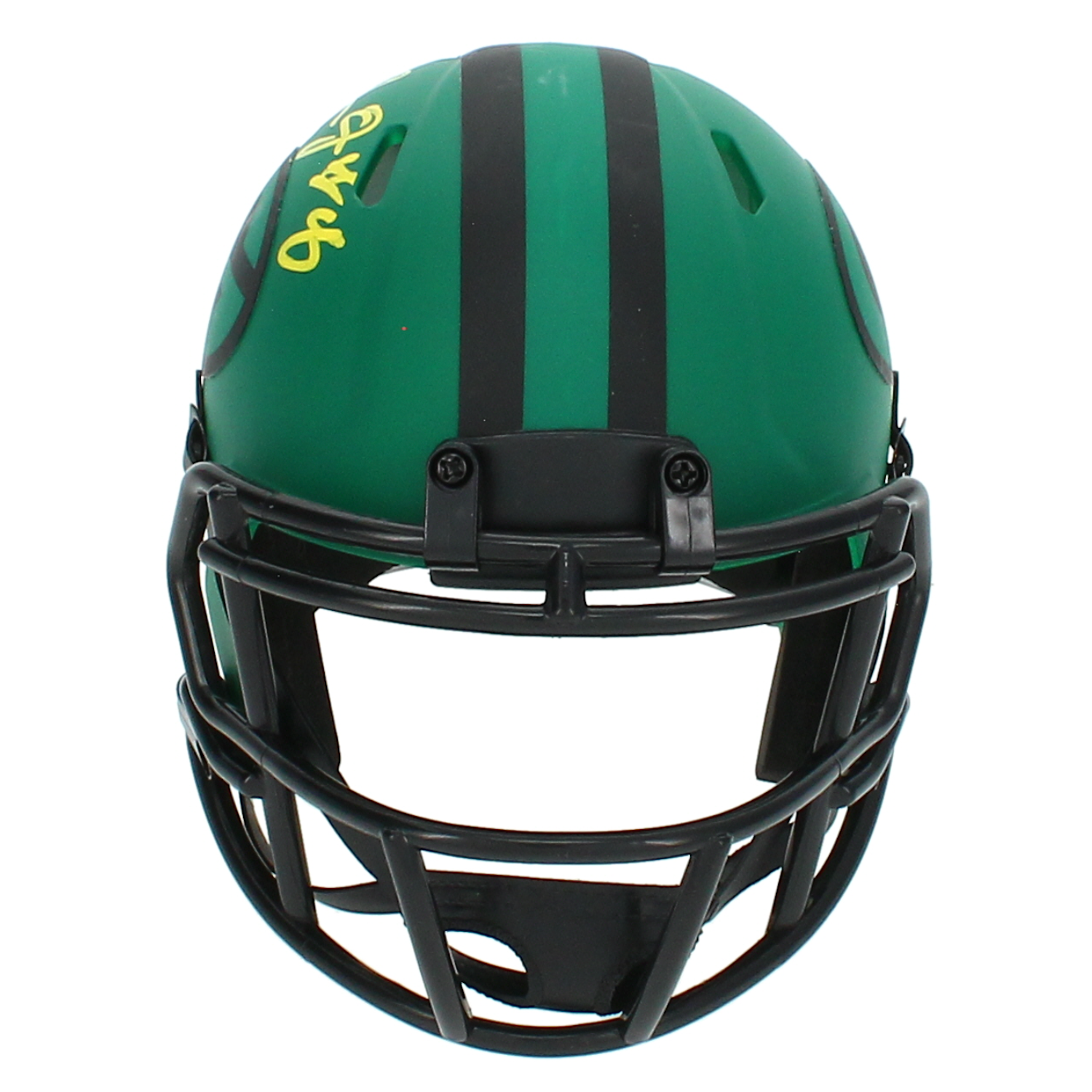 Josh Jacobs Autographed Green Bay Packers 'RAVE' Mini Helmet Radtke