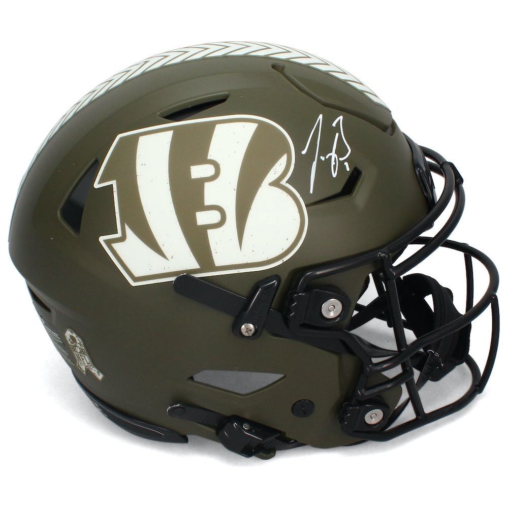 Joe Burrow Autographed Bengals STS Speed Flex Authentic Helmet Fanatics