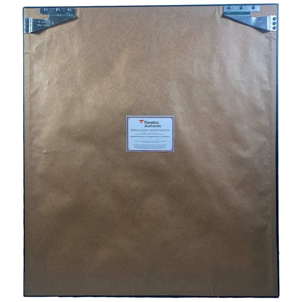 MATTHEW STAFFORD Autographed Los Angeles Rams Blue Nike Framed Jersey FANATICS