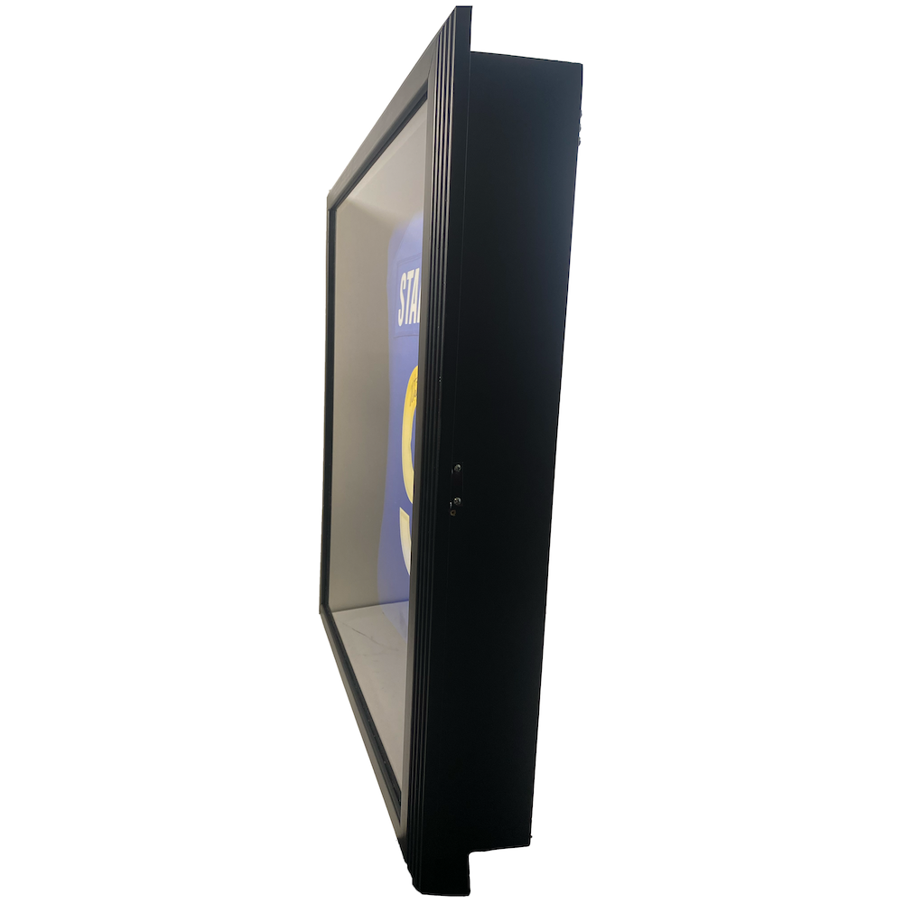 MATTHEW STAFFORD Autographed Los Angeles Rams Blue Nike Framed Jersey FANATICS