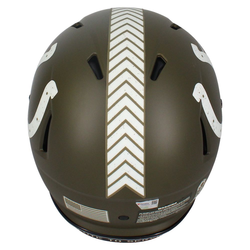 Jonathan Taylor Autographed Colts STS Authentic Speed Helmet Fanatics