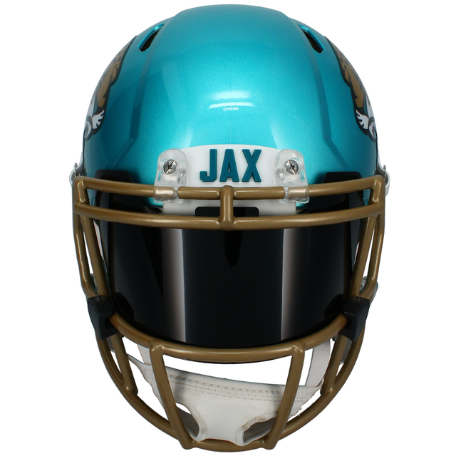 Trevor Lawrence Autographed Jacksonville Jaguars Authentic Flash Helmet w/ Visor Fanatics