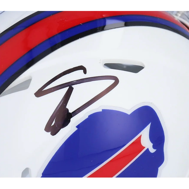 STEFON DIGGS Autographed Buffalo Bills Mini Speed Helmet FANATICS