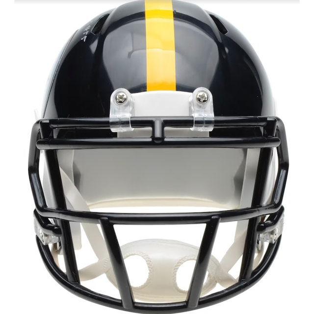 DEVIN BUSH Autographed Pittsburgh Steelers Mini Speed Helmet FANATICS
