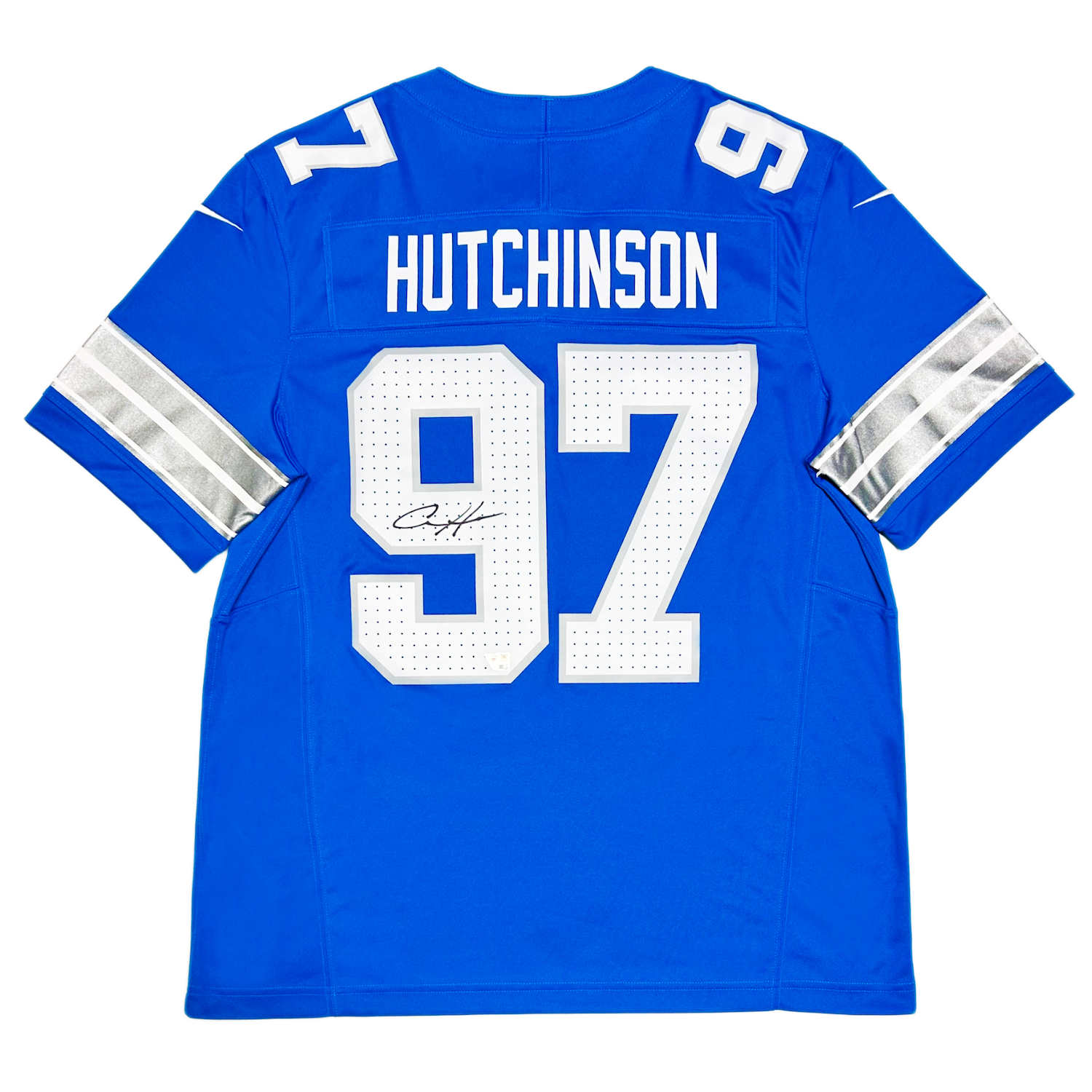 Aidan Hutchinson Autographed Detroit Lions Nike Game Jersey Fanatics