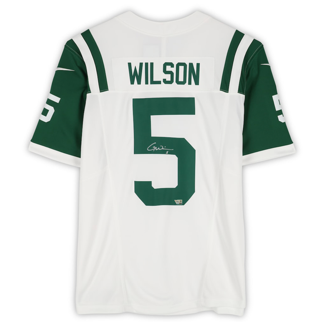 Garrett Wilson Autographed New York Jets Nike Limited Jersey Fanatics