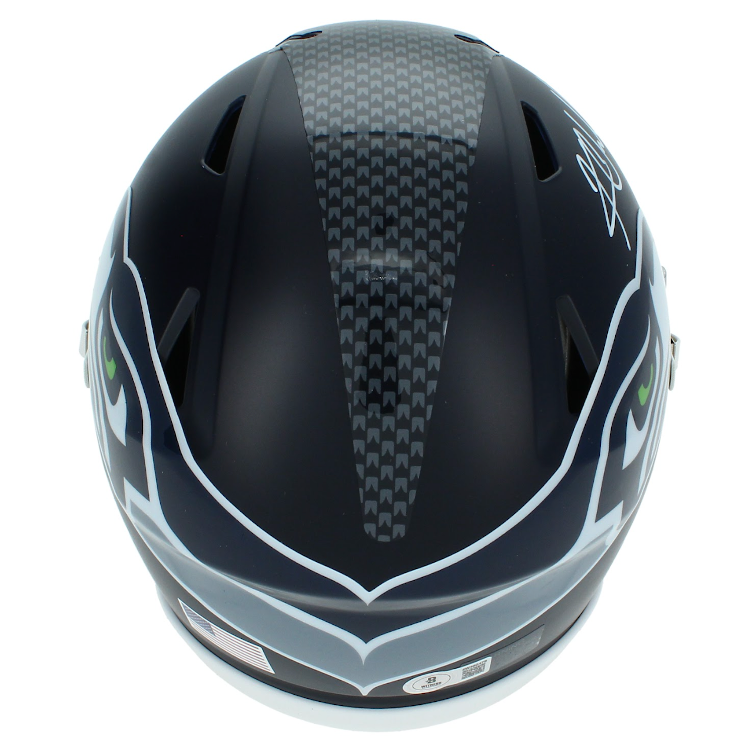 Kam Chancellor Autographed Seahawks Mid-Size Speedflex MIDI Helmet Beckett