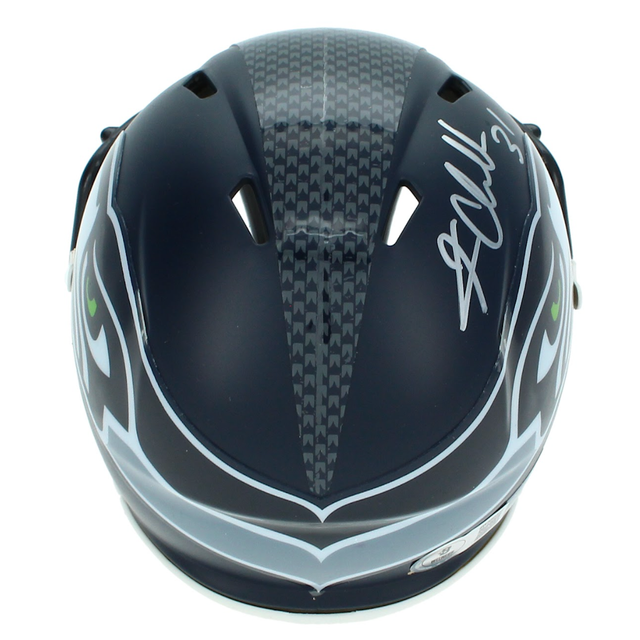 Kam Chancellor Autographed Seattle Seahawks Mini Speed Helmet Beckett