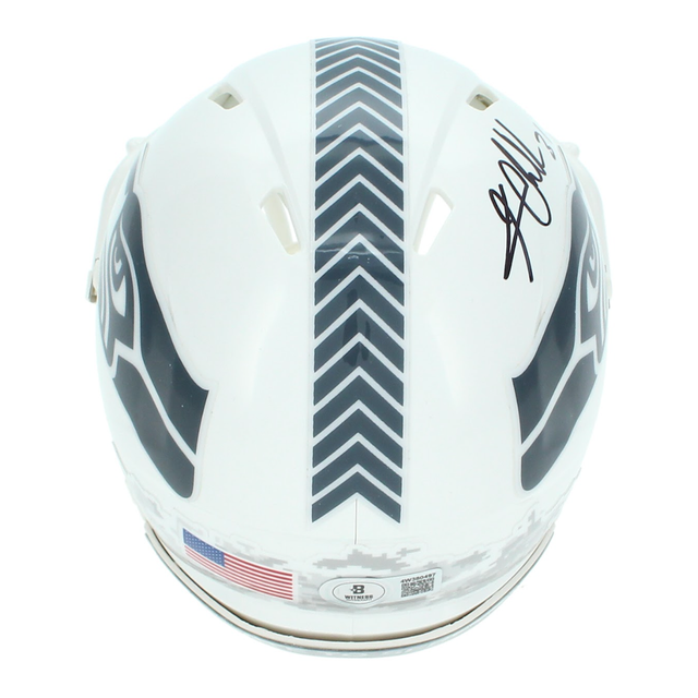 Kam Chancellor Autographed Seattle Seahawks 2025 STS Mini Speed Helmet Beckett