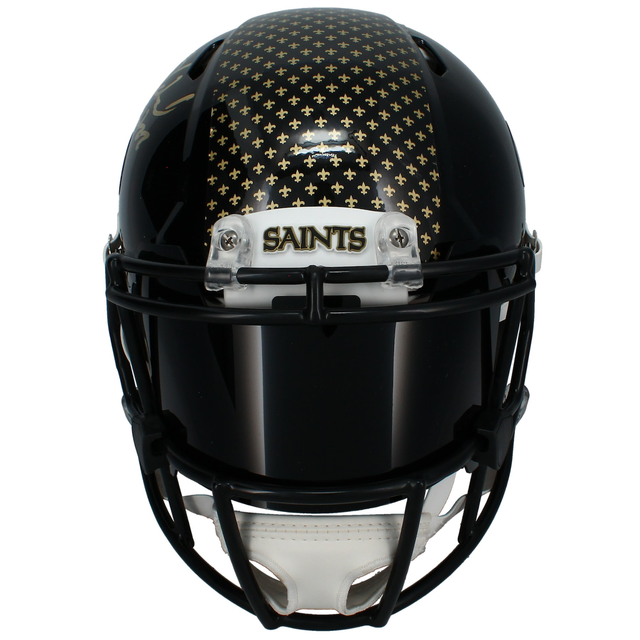 Rashid Shaheed Autographed New Orleans Saints Authentic Helmet w/ 3D Bumbers Beckett