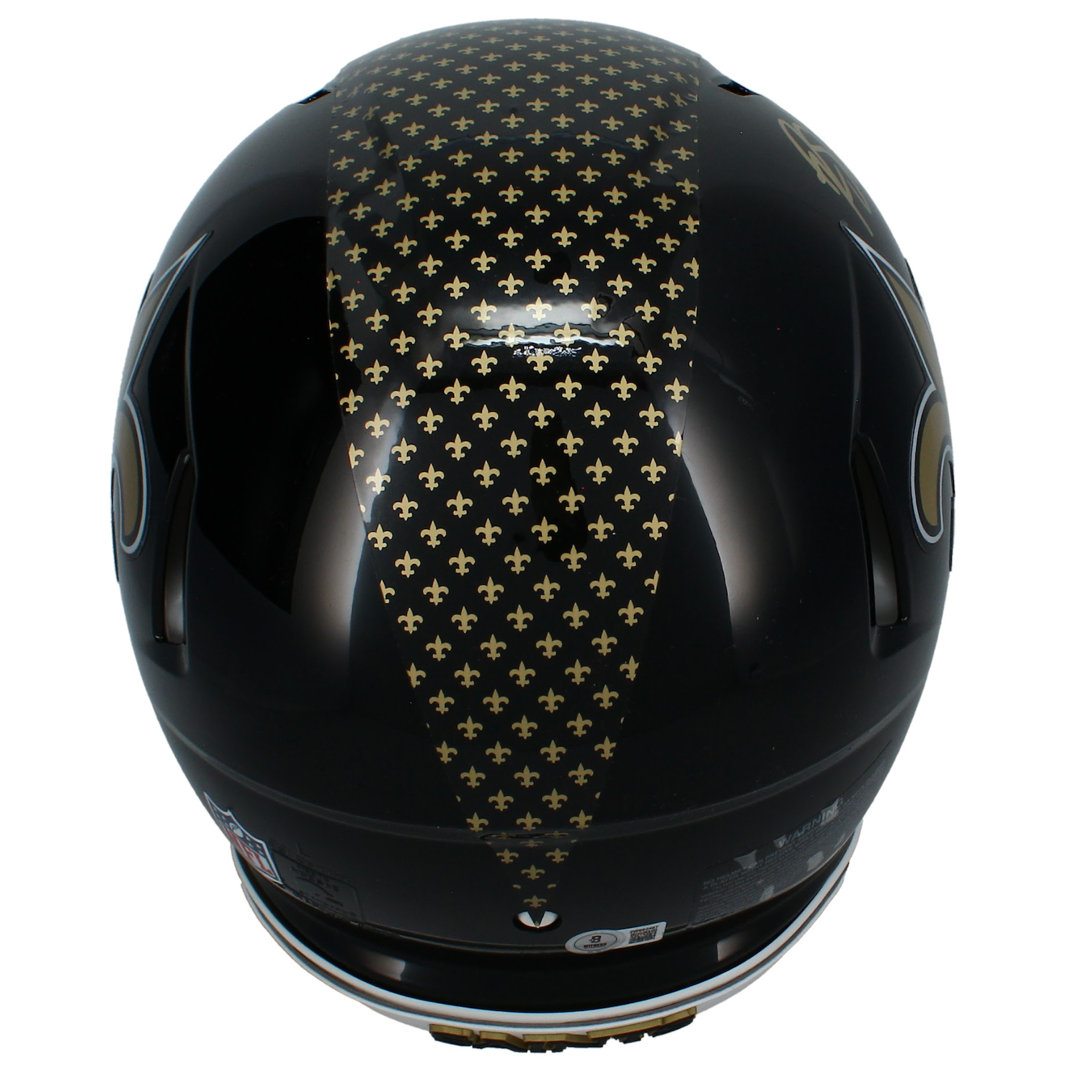 Rashid Shaheed Autographed New Orleans Saints Authentic Helmet w/ 3D Bumbers Beckett