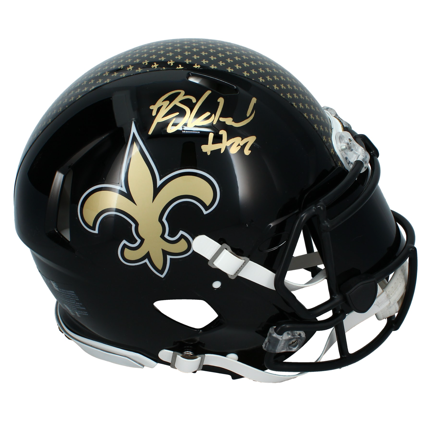 Rashid Shaheed Autographed New Orleans Saints Authentic Helmet w/ 3D Bumbers Beckett