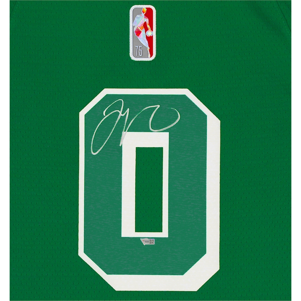 JAYSON TATUM Autographed Boston Celtics Mixtape Swingman Nike Jersey FANATICS