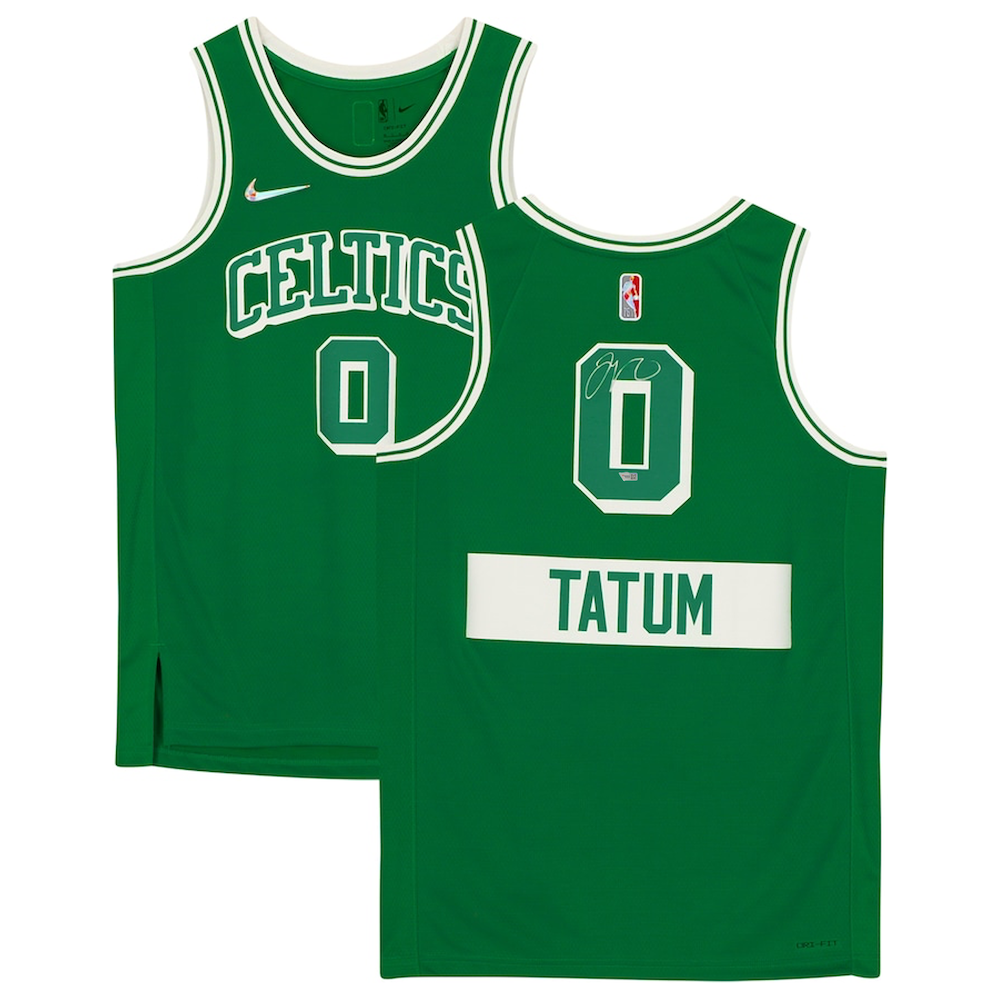 JAYSON TATUM Autographed Boston Celtics Mixtape Swingman Nike Jersey FANATICS