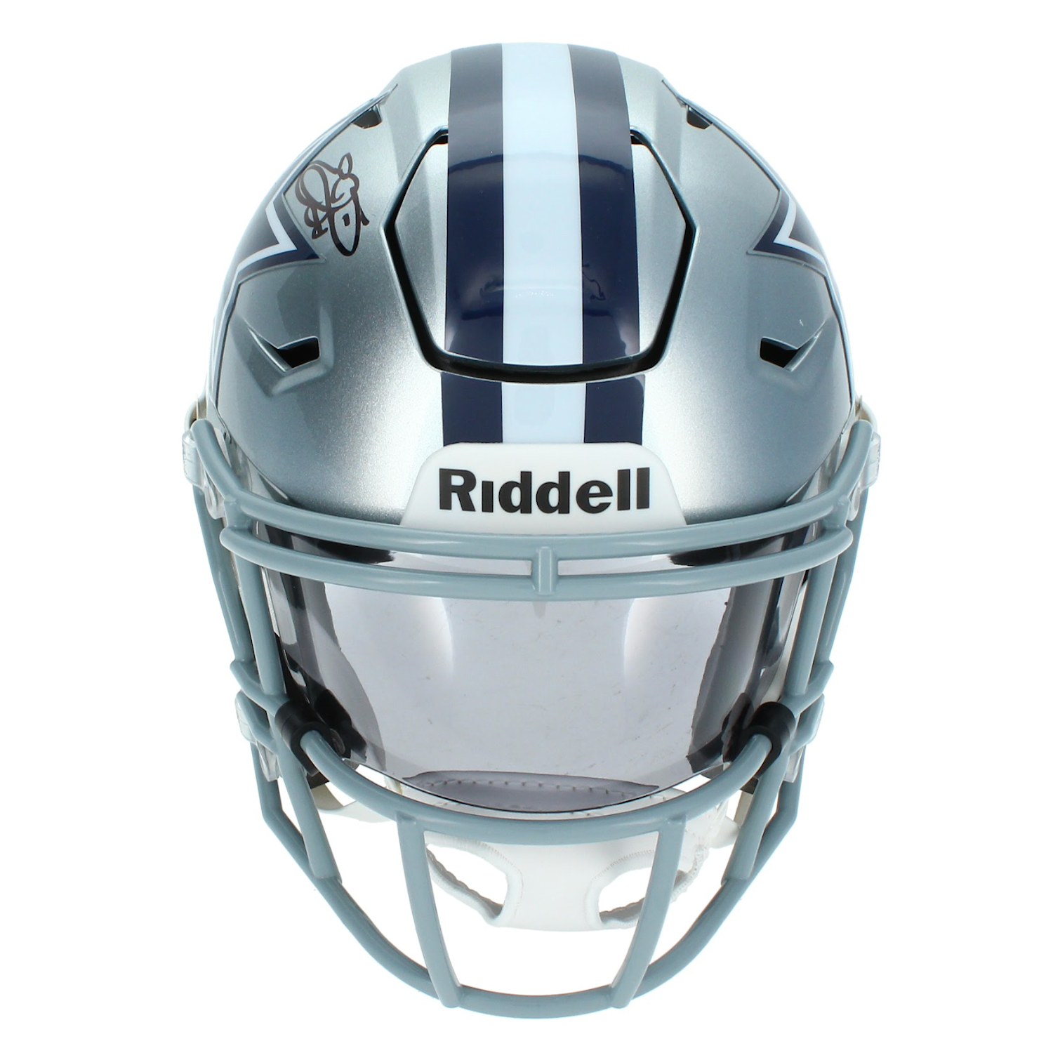 Emmitt Smith Autographed Dallas Cowboys Mid-Size Speedflex MIDI Helmet Beckett