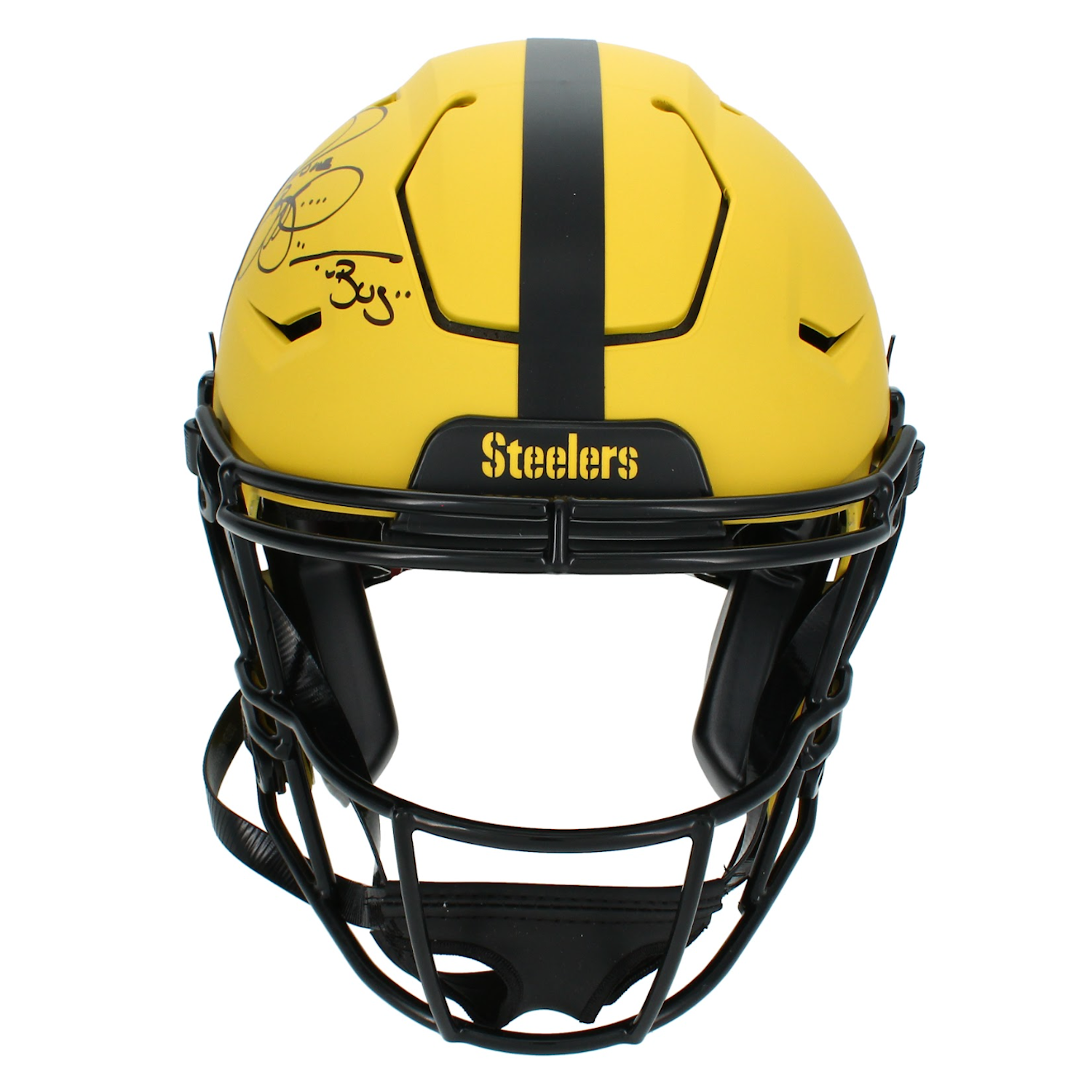 Jerome Bettis Autographed "The Bus" Pittsburgh Steelers 'RAVE' SpeedFlex Helmet Beckett