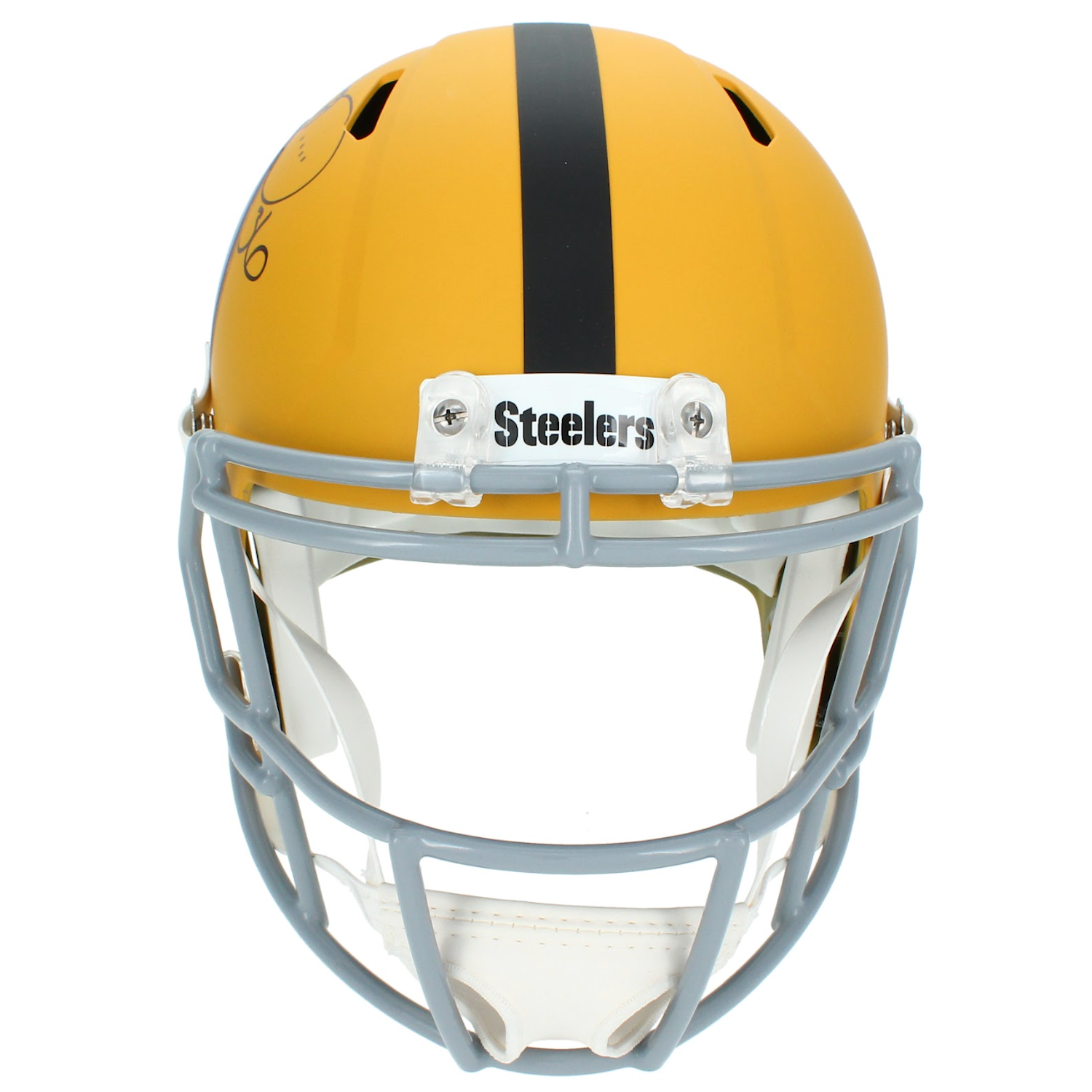 Jerome Bettis Autographed Pittsburgh Steelers 2025 Alternate Full Size Speed Helmet Beckett