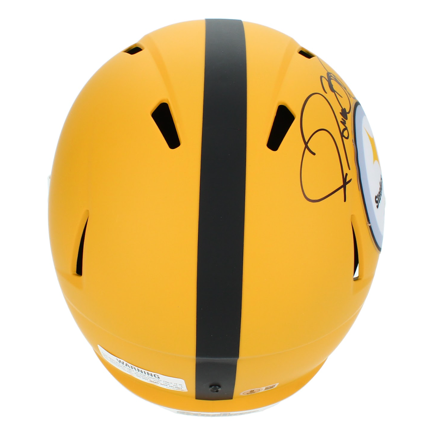 Jerome Bettis Autographed Pittsburgh Steelers 2025 Alternate Full Size Speed Helmet Beckett
