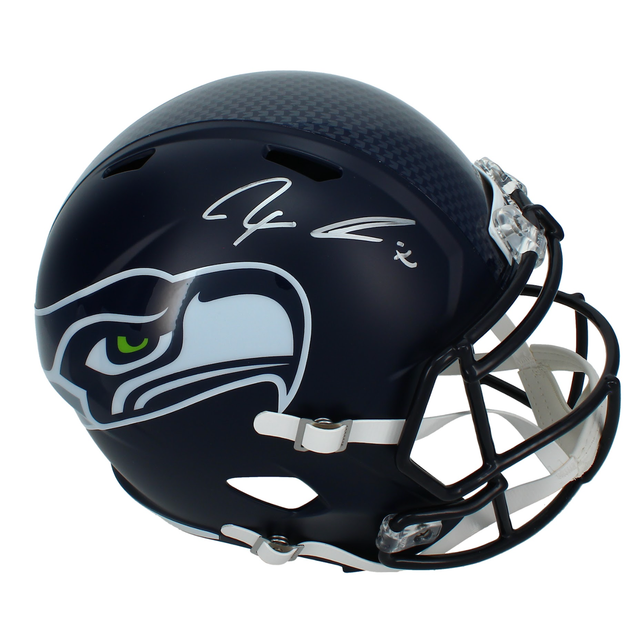 Jaxon Smith-Njigba Autographed Seattle Seahakws Super Bowl LX Champions Logo Speed Full Size Replica Helmet Fanatics