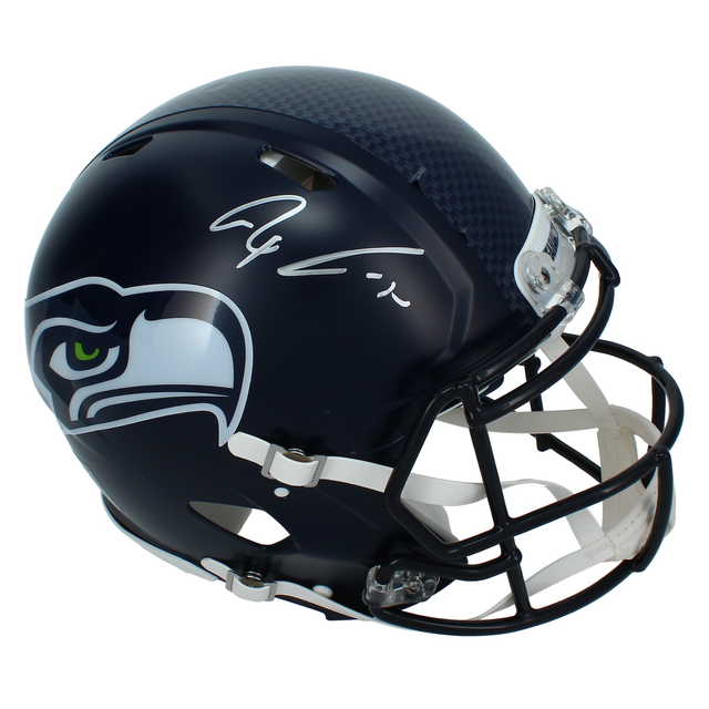 Jaxon Smith-Njigba Autographed Seattle Seahakws Super Bowl LX Champions Logo Speed Authentic Helmet Fanatics