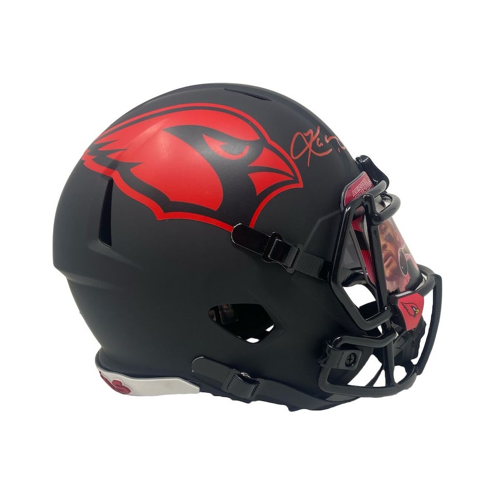 KYLER MURRAY Autographed Arizona Cardinals Eclipse Custom Visor Speed Helmet FANATICS