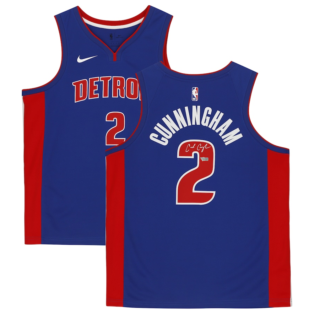 CADE CUNNINGHAM Autographed Detroit Pistons Nike Swingman Jersey FANATICS
