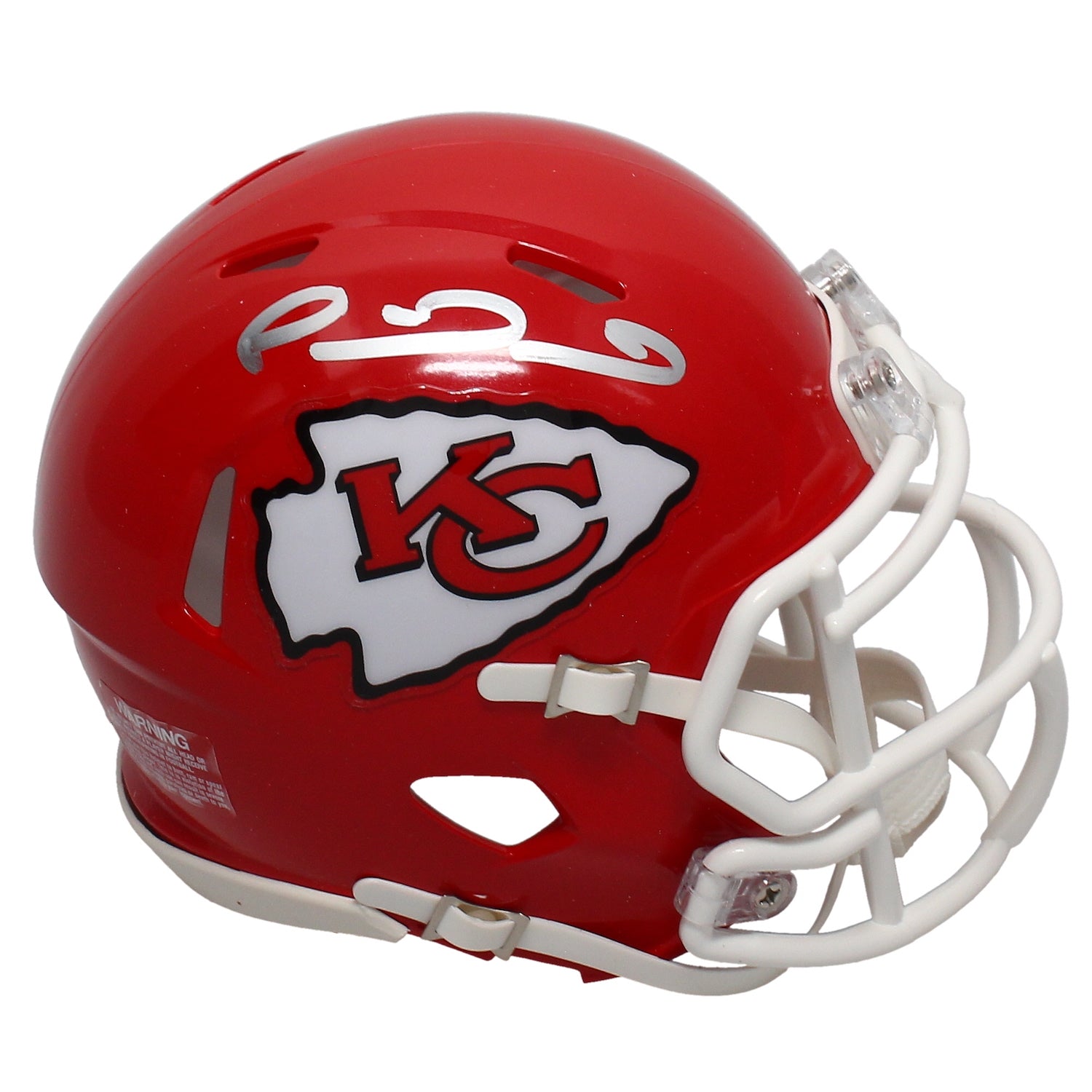 Patrick Mahomes Autographed Kansas City Chiefs Super Bowl Logo Mini Speed Helmet Fanatics