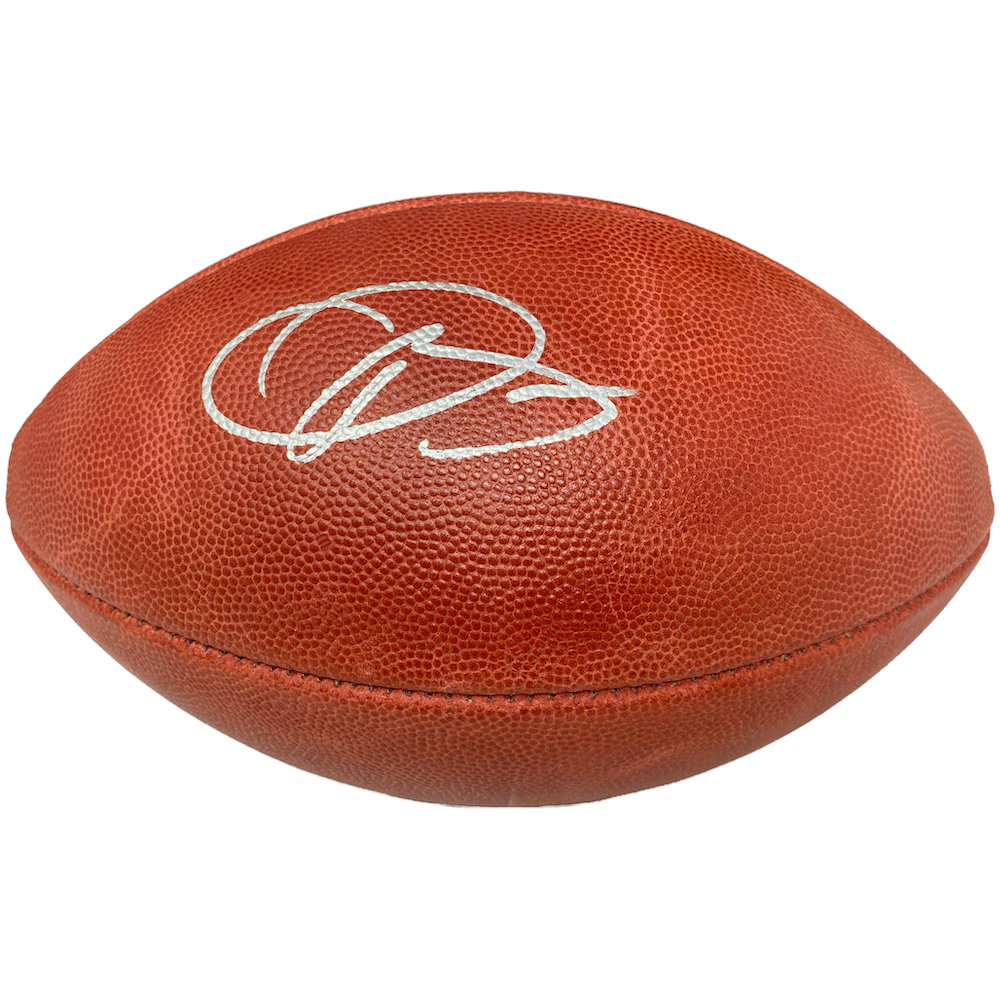 ODELL BECKHAM Jr. Autographed Rams Super Bowl LVI Official Football FANATICS