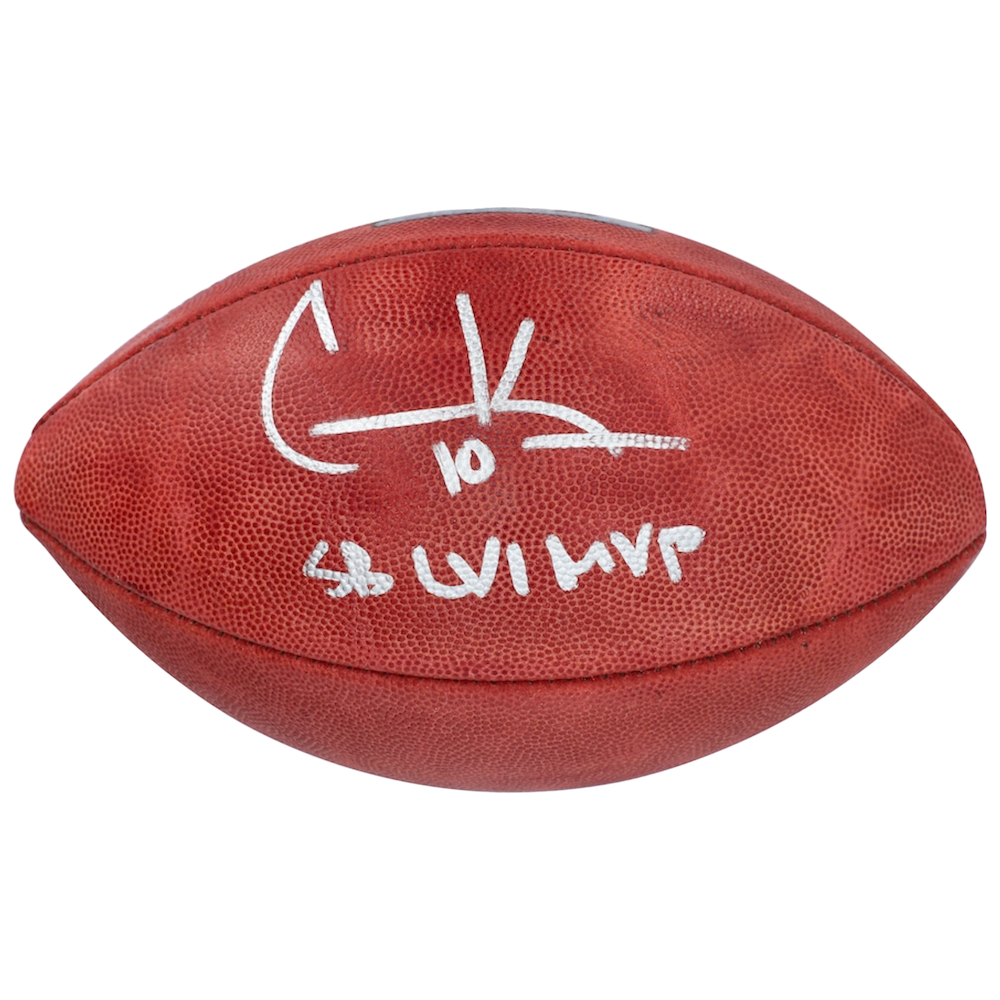 COOPER KUPP Autographed "SB LVI MVP" Rams Super Bowl Football FANATICS