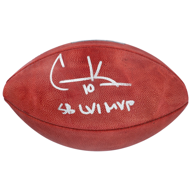 COOPER KUPP Autographed "SB LVI MVP" Rams Super Bowl Football FANATICS