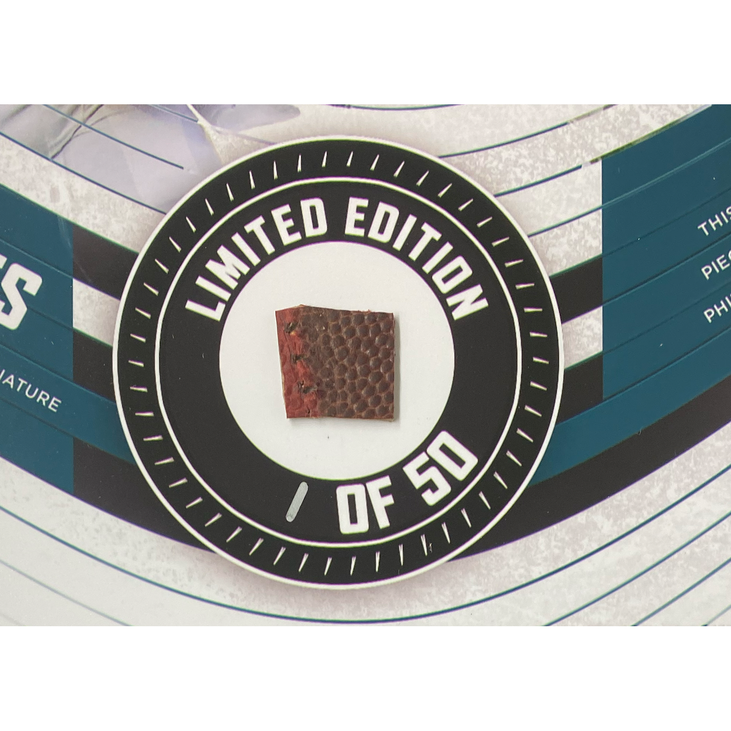 Jalen Hurts Eagles Framed 15" x 17" Game-Used Football Collage LE 1/50