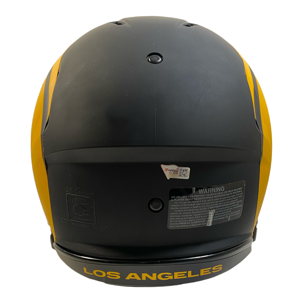 MATTHEW STAFFORD Autographed Rams Eclipse Authentic Speed Helmet FANATICS