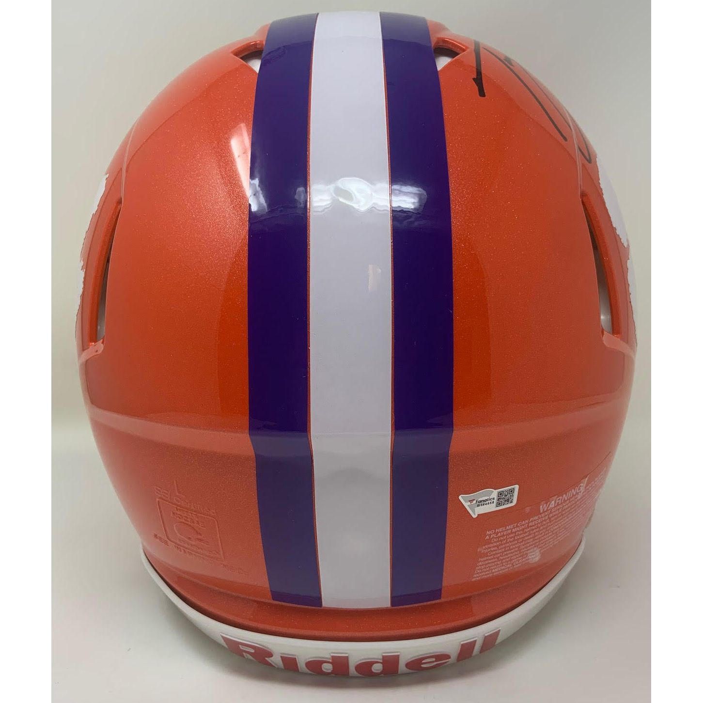 TREVOR LAWRENCE Autographed Clemson Tigers Authentic Speed Helmet FANATICS