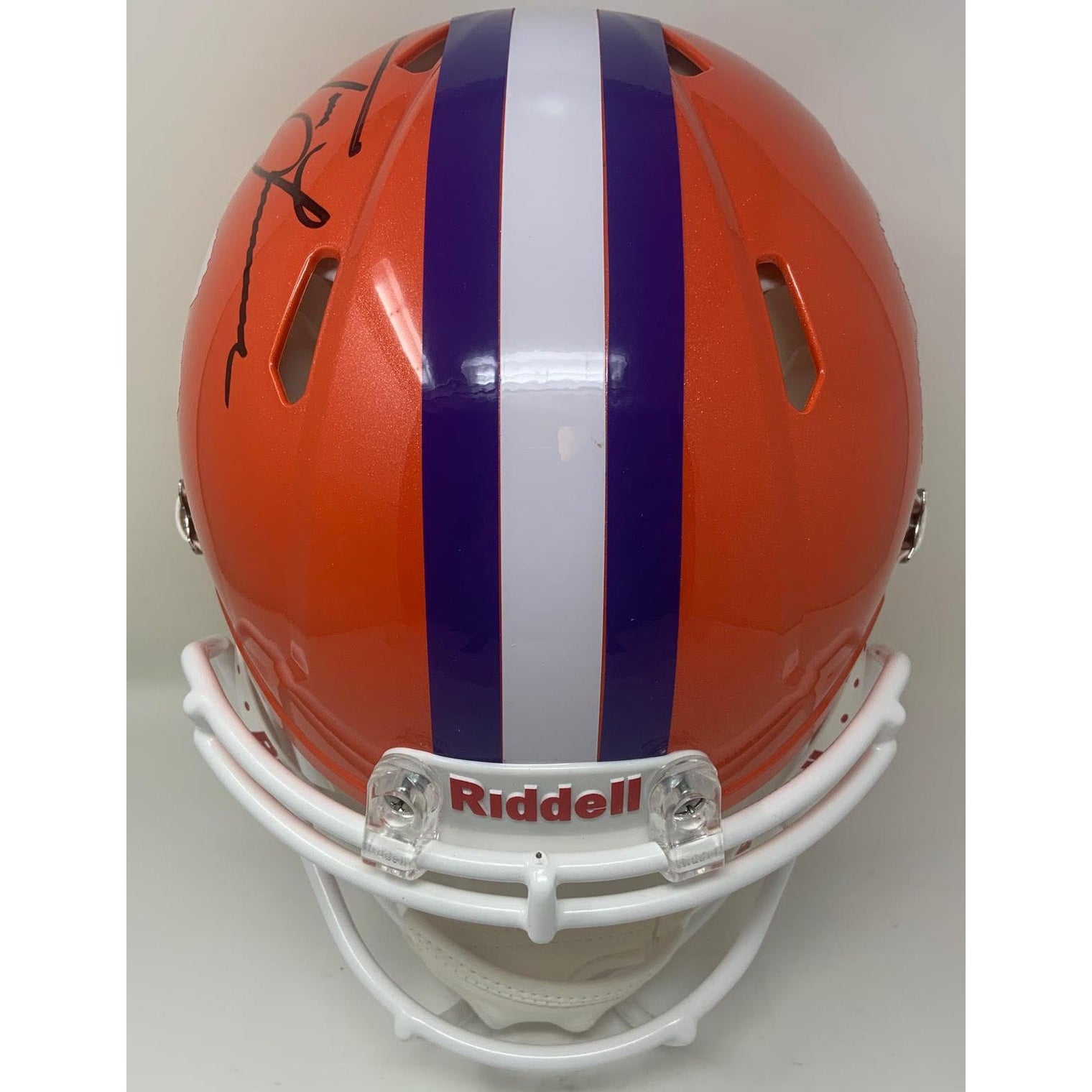 TREVOR LAWRENCE Autographed Clemson Tigers Authentic Speed Helmet FANATICS