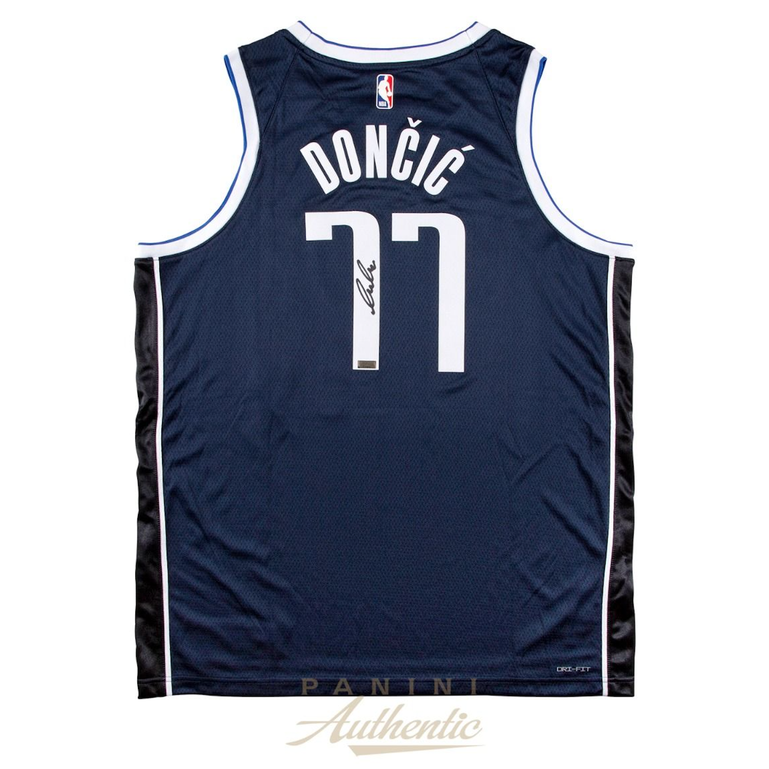 Luka Doncic Autographed Dallas Mavericks Navy Blue Nike Swingman Jersey Panini