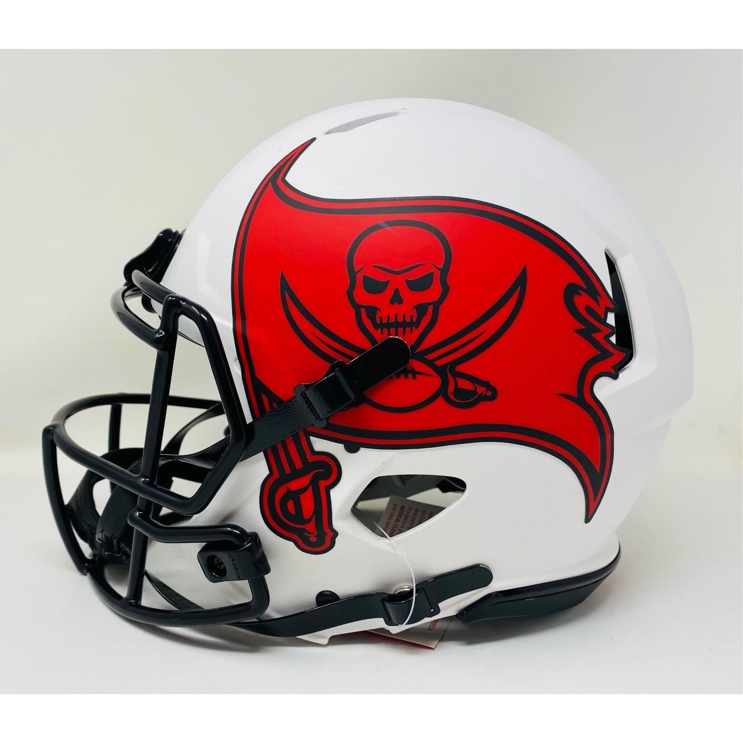 TOM BRADY Autographed Buccaneers Authentic Lunar Eclipse Speed Helmet FANATICS