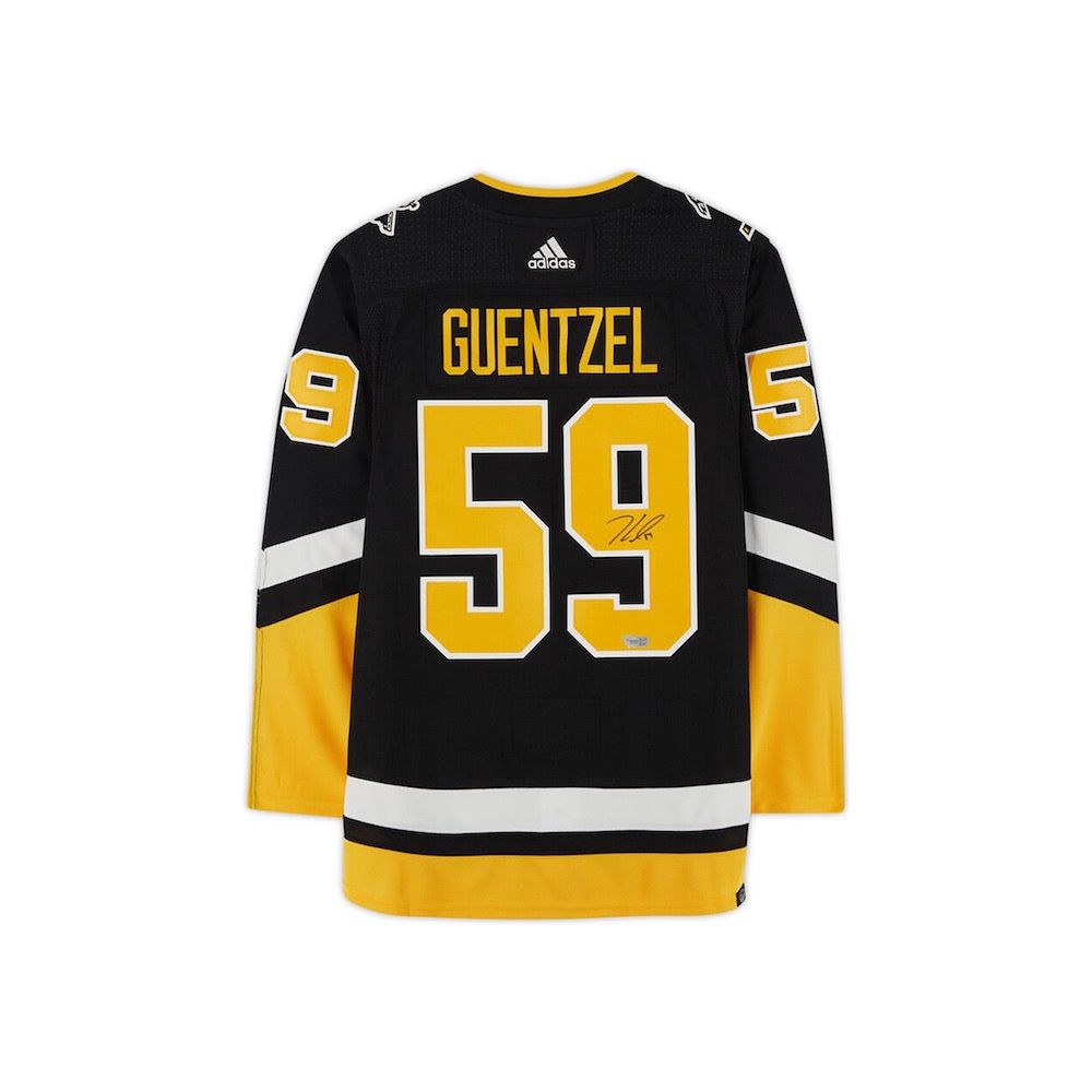 JAKE GUENTZEL Autographed Pittsburgh Penguins Authentic Alt. Jersey FANATICS