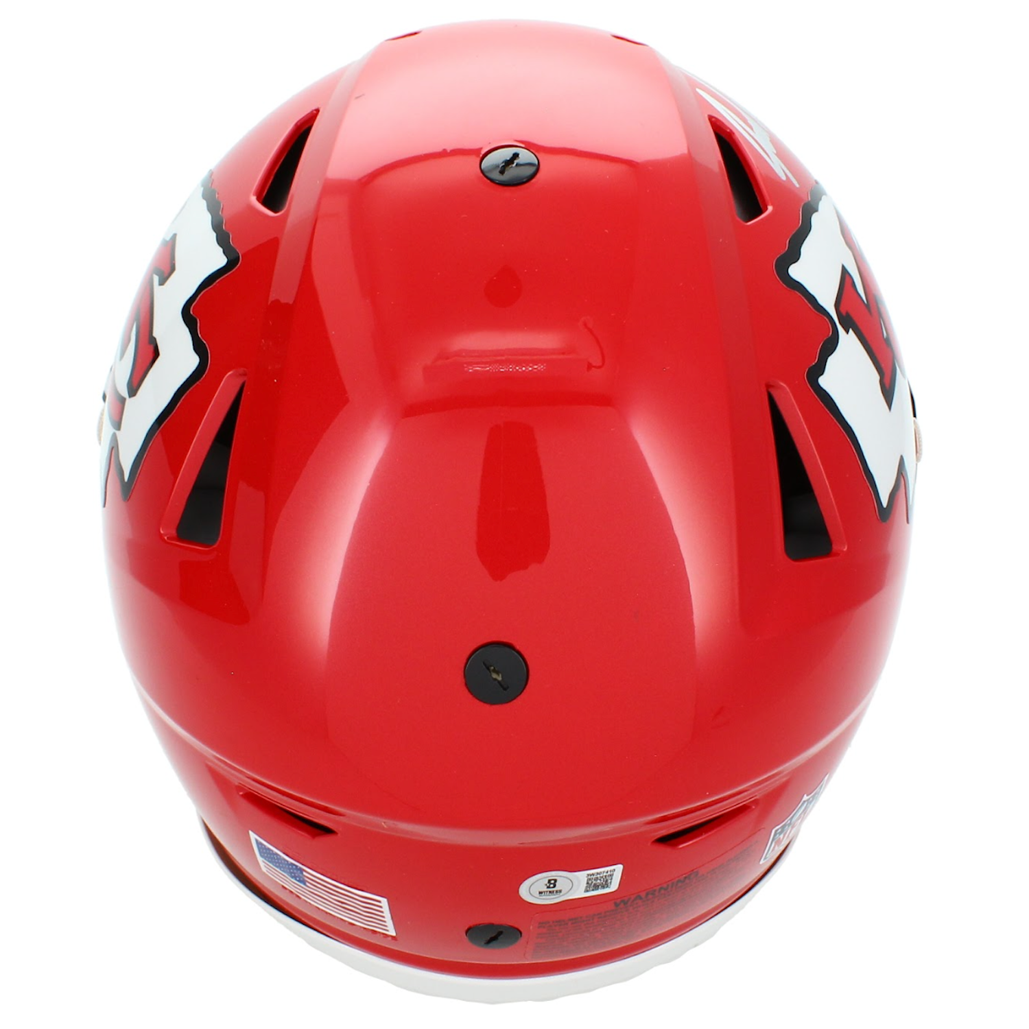 Jared Allen Autographed & Inscribed "HOF 25" Kansas City Chiefs Speedflex Authentic Helmet Beckett