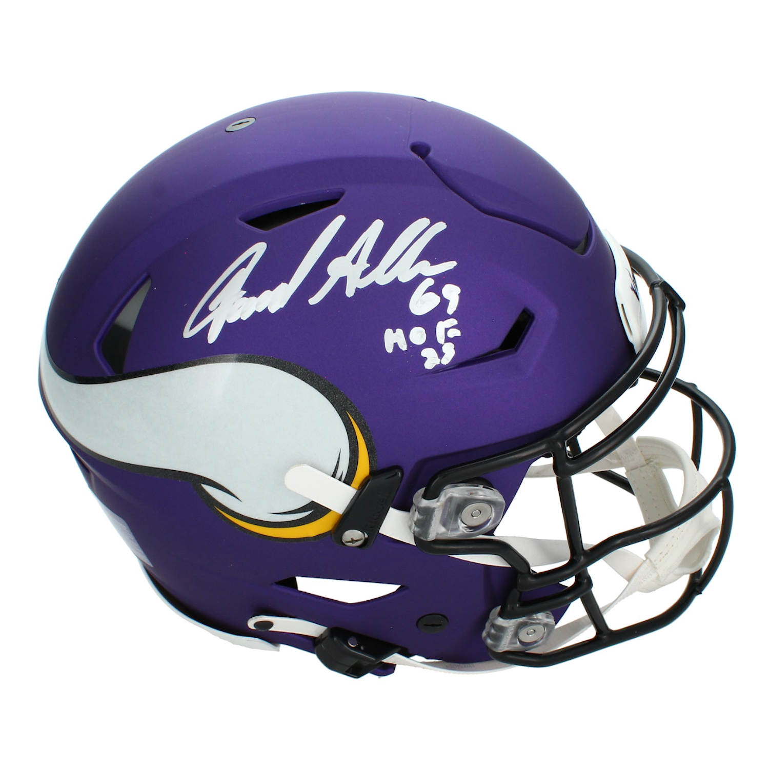 Jared Allen Autographed & Inscribed "HOF 25" Minnesota Vikings Speedflex Authentic Helmet Beckett